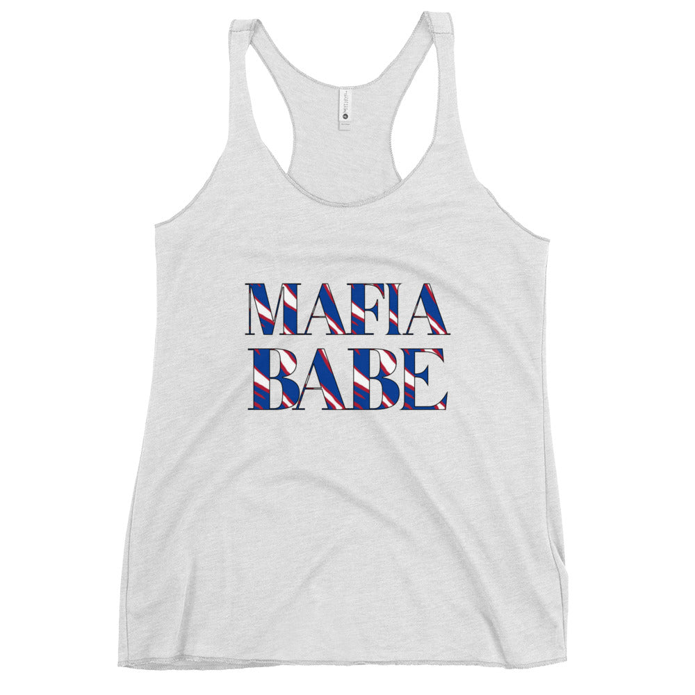 Mafia Babe Zubaz Print Racerback Tank
