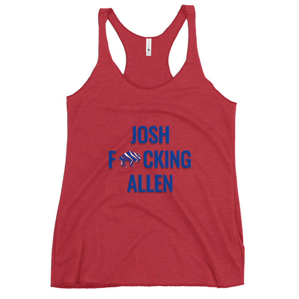 Josh F*cking Allen Racerback Tank